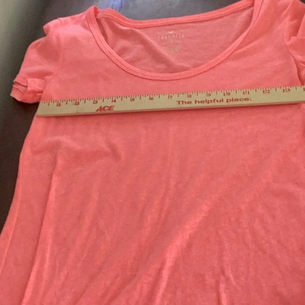 Fitted Pink Short Sleeve T-Shirt Sz S